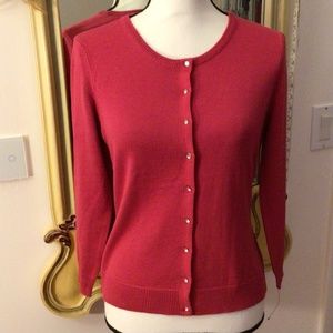 Knitted red sweater, NWOT